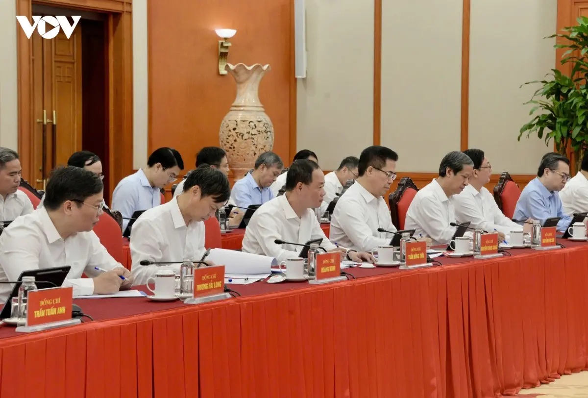 Tổng Bí thư, Chủ tịch nước làm việc với Ban Chính sách, chiến lược Trung ương