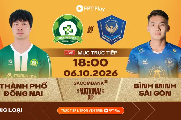 Link xem trực tiếp CLB Đồng Nai vs Sài Gòn United, 18h ngày 6/10