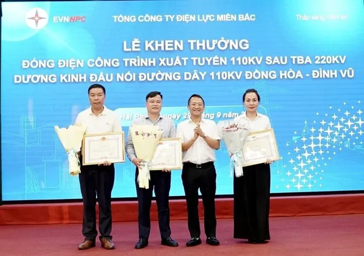 Vượt khó đưa dự án xuất tuyến 110kV Dương Kinh về đích đúng tiến độ