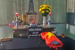 Quy tập hài cốt liệt sĩ cùng nhiều di vật quý trong vườn nhà dân tại Gia Lai