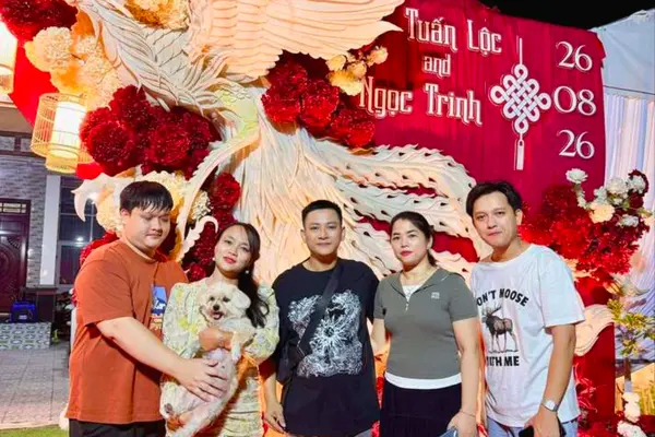 Hé lộ không gian đám cưới ở quê nhà của Hoài Lâm