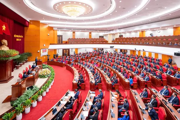 Toàn cảnh Khai mạc Hội nghị lần thứ tư Ban Chấp hành Trung ương Đảng khoá XIV