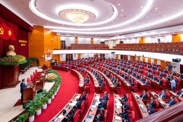 Toàn cảnh bế mạc Hội nghị lần thứ tư Ban Chấp hành Trung ương Đảng khóa XIV