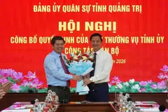 Ông Vương Quốc Tuấn làm Bí thư Đảng ủy Quân sự tỉnh Quảng Trị