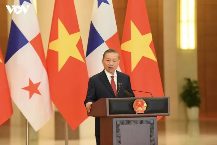 Tổng Bí thư, Chủ tịch nước Tô Lâm và Tổng thống Panama gặp gỡ báo chí