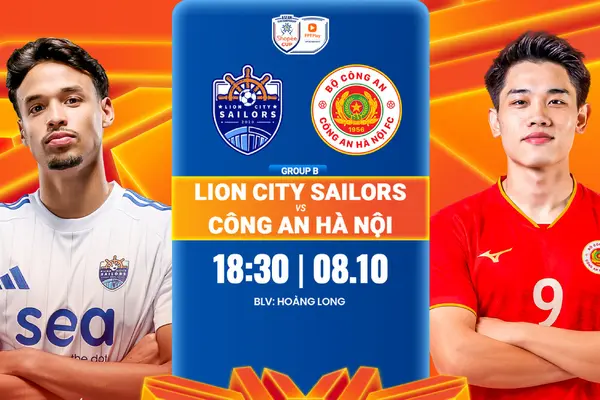Link xem trực tiếp Lion City Sailors vs Công An Hà Nội 18h30 ngày 8/10
