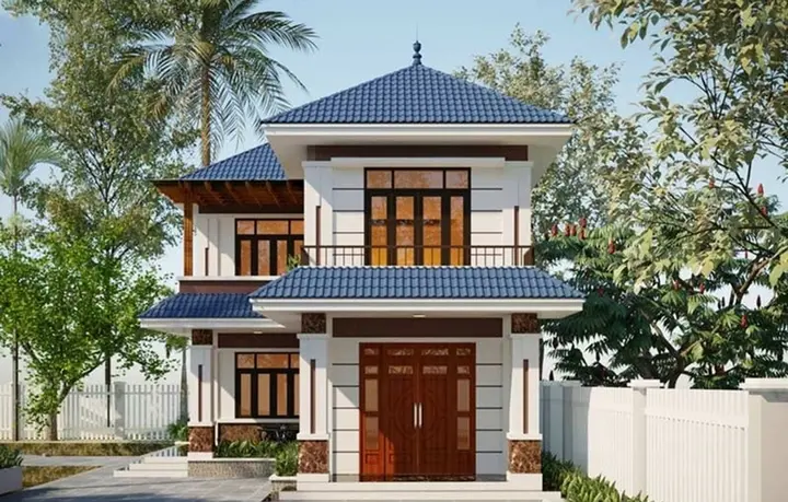 Xây nhà mái Nhật 2 tầng chữ L 65m² hết bao nhiêu tiền?