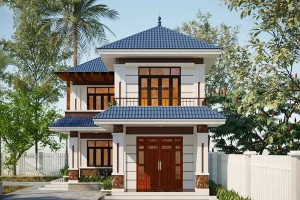Xây nhà mái Nhật 2 tầng chữ L 65m² hết bao nhiêu tiền?