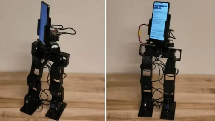Điện thoại cũ mở ra cách chế tạo robot biết đi giá rẻ