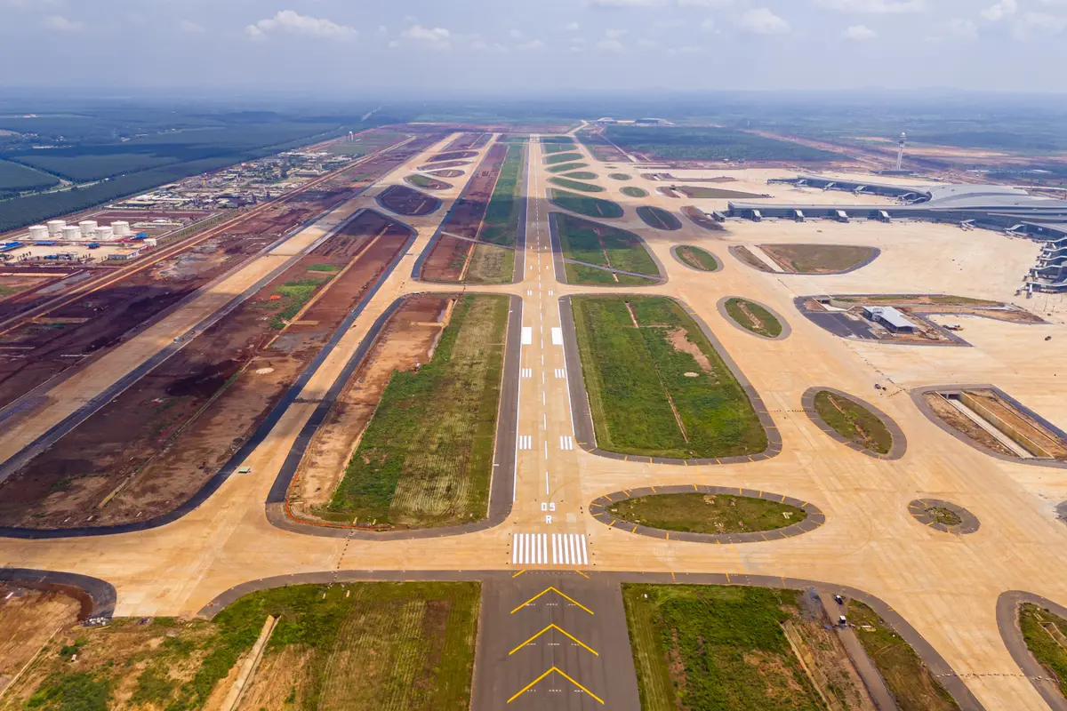 Toàn cảnh sân bay Long Thành trước ngày vận hành thử