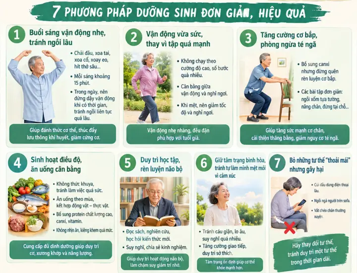 Danh y gần 90 tuổi chỉ 7 cách sống khỏe, không cần tốn tiền