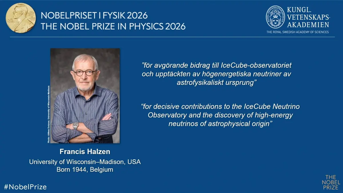 Nobel Vật lý 2026 vinh danh người ‘săn’ neutrino ở Nam Cực