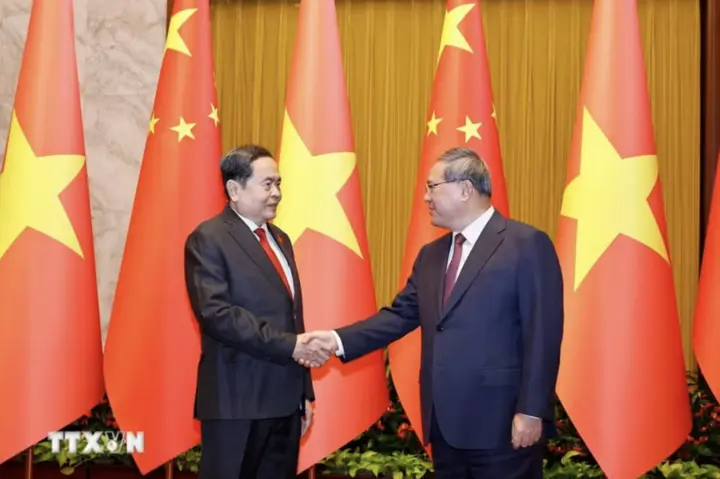 Chủ tịch Quốc hội Trần Thanh Mẫn hội kiến Thủ tướng Quốc vụ viện Trung Quốc