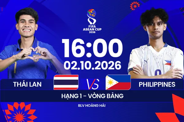 Link xem trực tiếp bóng đá Thái Lan vs Philippines 16h ngày 2/10, FIFA ASEAN Cup