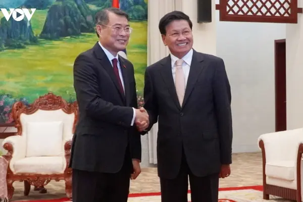 Thủ tướng Lê Minh Hưng hội kiến Tổng Bí thư, Chủ tịch nước Lào