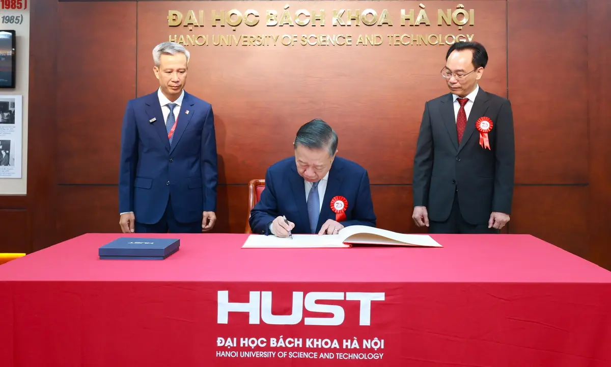Tổng Bí thư, Chủ tịch nước dự kỷ niệm 70 năm thành lập Đại học Bách khoa Hà Nội