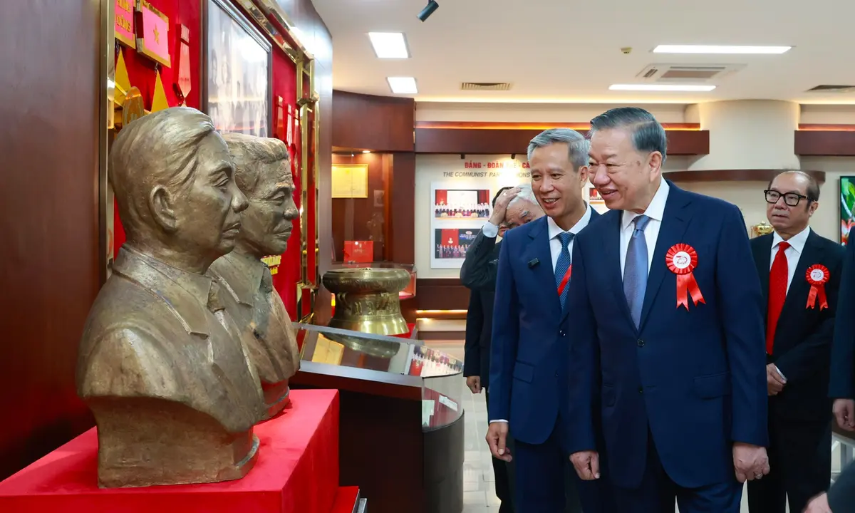 Tổng Bí thư, Chủ tịch nước dự kỷ niệm 70 năm thành lập Đại học Bách khoa Hà Nội