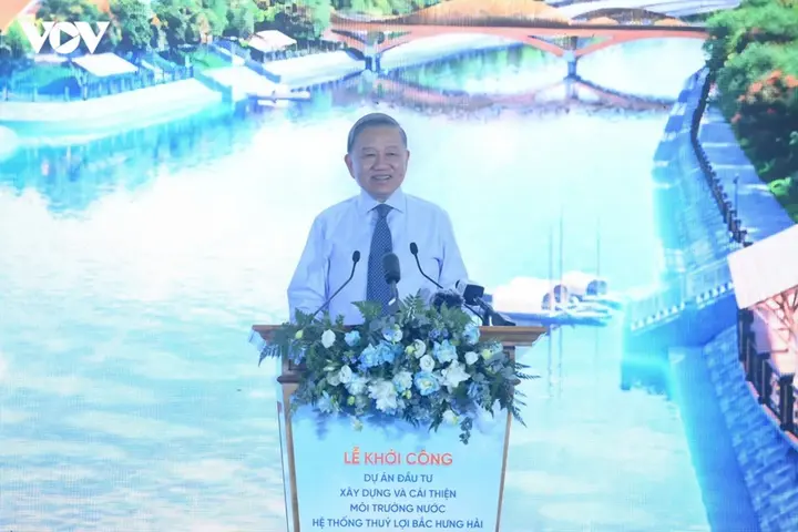 Tổng Bí thư, Chủ tịch nước: Dự án Bắc Hưng Hải phải có tầm nhìn dài hạn
