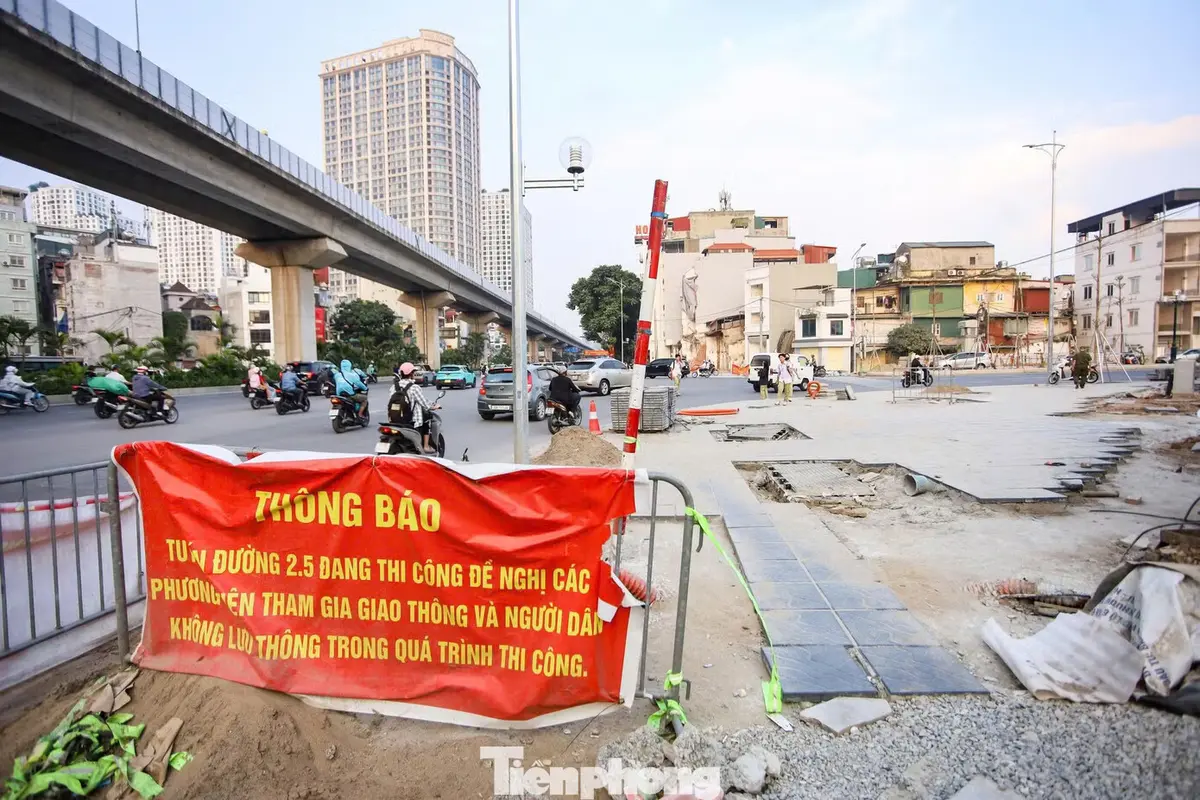 Vành đai 2,5 Hà Nội: Vừa cho lưu thông, vừa hoàn thiện