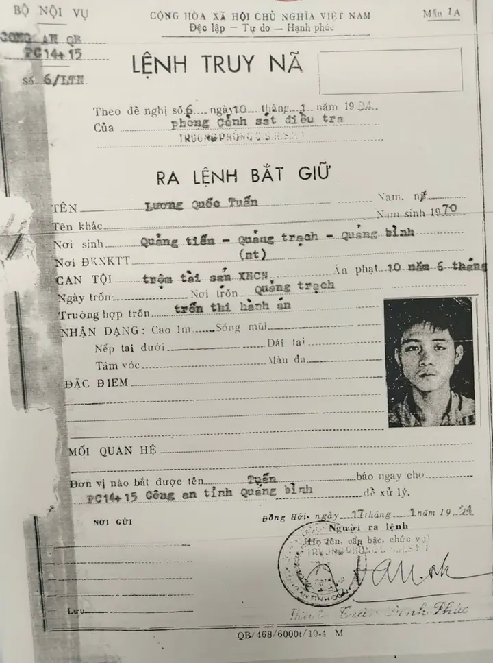 Bắt người đàn ông trốn truy nã 32 năm, từng trộm súng tại đồn biên phòng