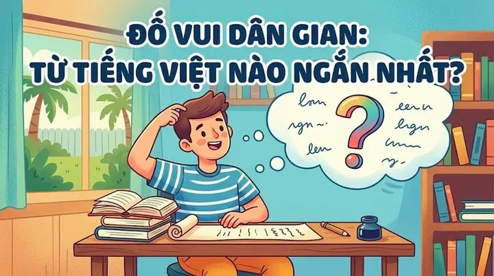 Câu đố hack não: Từ tiếng Việt nào ngắn nhất?