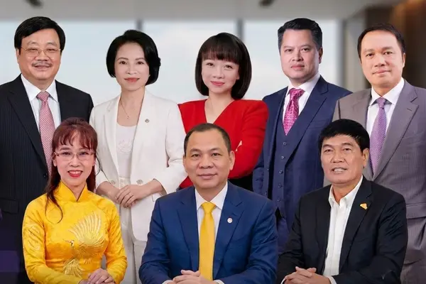 Hệ sinh thái doanh nghiệp của 8 tỷ phú USD Việt Nam