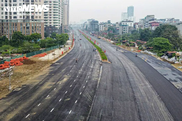 Diện mạo mới của đường Vành đai 2,5 Hà Nội vừa thông xe kỹ thuật