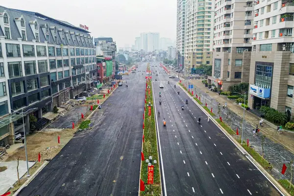 Diện mạo mới của đường Vành đai 2,5 Hà Nội vừa thông xe kỹ thuật