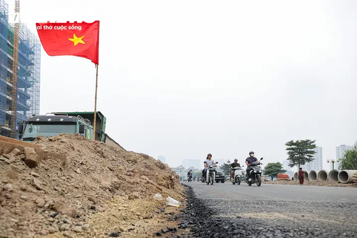 Diện mạo mới của đường Vành đai 2,5 Hà Nội vừa thông xe kỹ thuật